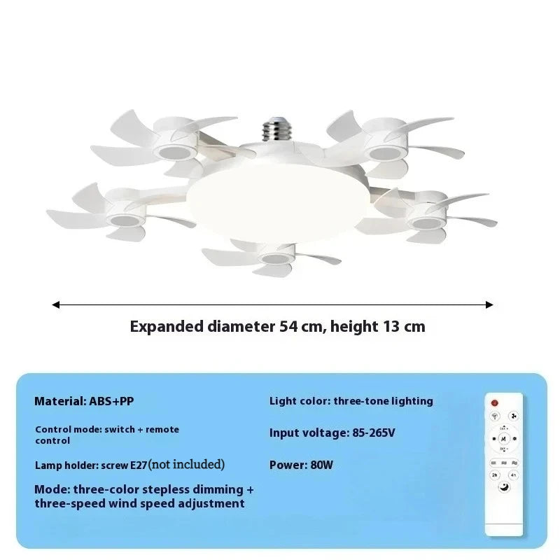 AeroGlow LED Drone Ceiling Fan Light