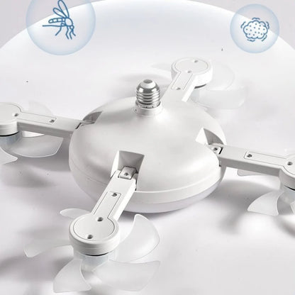 Silent Multi-Head Drone Fan Light