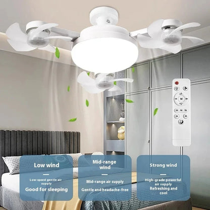 Silent Multi-Head Drone Fan Light